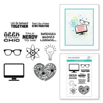 Spellbinders Stempelset "All Geek"