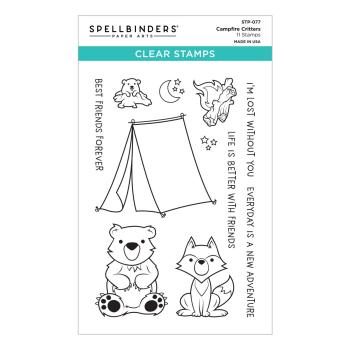 Spellbinders Stempelset "Campfire Critters"