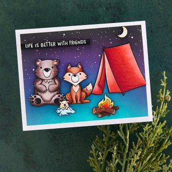 Spellbinders Stempelset "Campfire Critters"