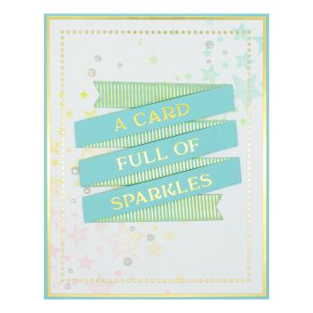 Spellbinders Hotfoil Plate - Sentiment Banner Glimmer