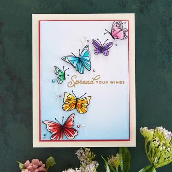 Spellbinders Stempelset "Whimsical Butterfly"