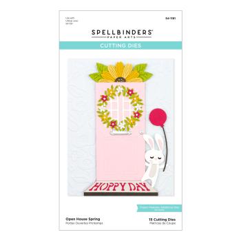 Spellbinders Die "Open House Spring " Stanzschablone