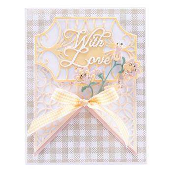 Spellbinders Die "With Love Regalia Card Builder " Stanzschablone