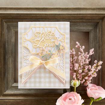 Spellbinders Die "With Love Regalia Card Builder " Stanzschablone