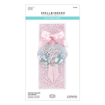 Spellbinders Die "Adoring Fleurette Card Builder Etched" Stanzschablone