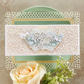 Spellbinders Die "Adoring Fleurette Card Builder Etched" Stanzschablone