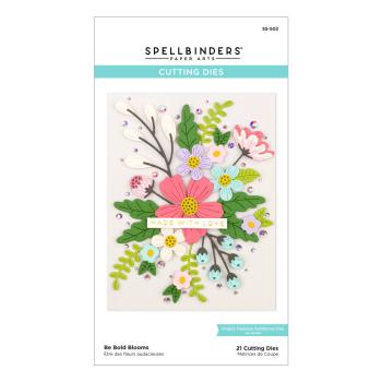 Spellbinders Die "Be Bold Blooms " Stanzschablone