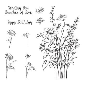 Spellbinders Stempelset "Birthday Bouquet"