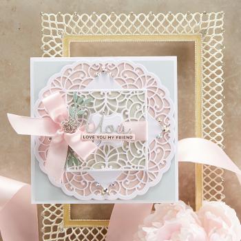 Spellbinders Die "Circle Meets Square " Stanzschablone