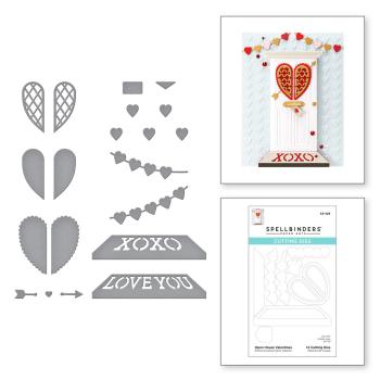 Spellbinders Die " Open House Valentines " Stanzschablone