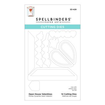 Spellbinders Die " Open House Valentines " Stanzschablone