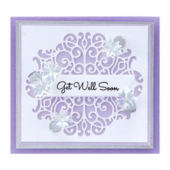 Spellbinders Stempel & Stanzset "Just a Note Sentiments & Tag Stamp & Die Set"