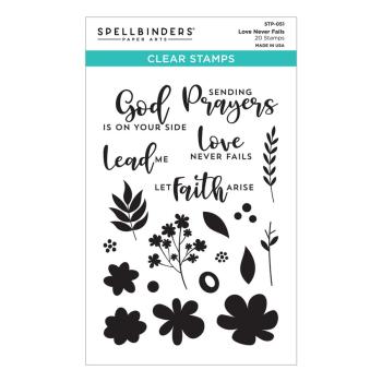 Spellbinders Stempelset "Love Never Fails"