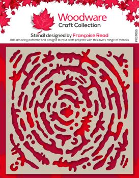 Woodware Coral Branches Stencil  - Schablone