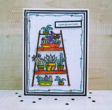 Woodware Indoor Garden Clear Stamps - Stempel 