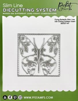 Picket Fence Studios Flying Butterfly Slim Line Die (SDCS-147)