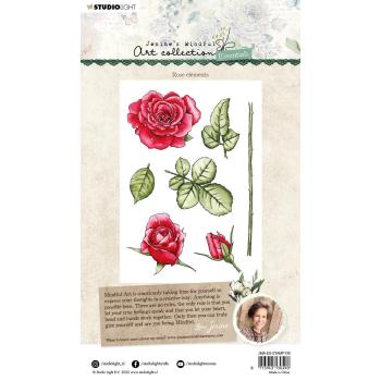 Studio Light - Clear Stamp Rose elements