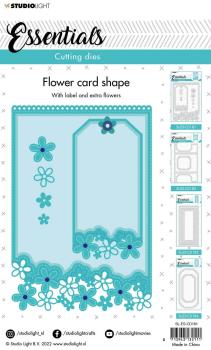 Studio Light Die Cut - Stanze - Flower cardshape