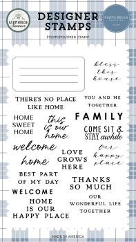 Carta Bella "Bless This House" Stempelset - Clear Stamp-Set