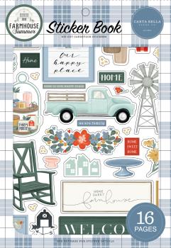 Carta Bella "Farmhouse Summer" Sticker Book