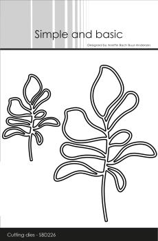 Simple and Basic " Branches Outline Cutting " Stanze -  Die