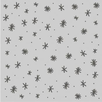 Simple Stories Simple  Feelin' Frosty Stencil Frosty Snowflakes  - Schablone