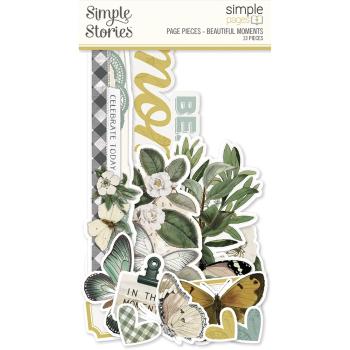 Simple Stories Die Cuts Cardstock  Simple Pages Pieces Beautiful Moments