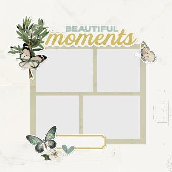 Simple Stories Die Cuts Cardstock  Simple Pages Pieces Beautiful Moments