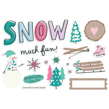 Simple Stories Die Cuts Cardstock Simple Pages Pieces Snow Much Fun