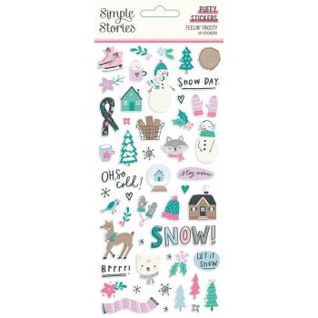 Simple Stories - Feelin' Frosty - Puffy Stickers 