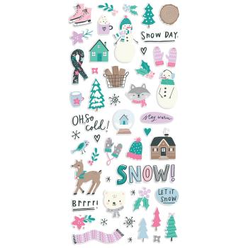 Simple Stories - Feelin' Frosty - Puffy Stickers 