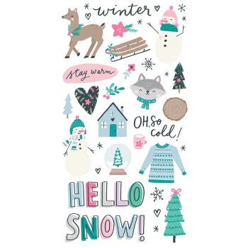 Simple Stories - Stories Feelin' Frosty - Chipboard Sticker 