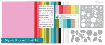 My Favorite Things "Stylish Bouquet" Card Kit - Karten Komplett Set | Stanzschablone | Stanze | Craft Die