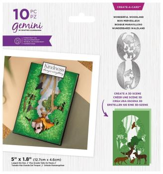 Gemini Wonderful Woodland Create-a-Card Dies  - Stanze - 