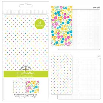 Doodlebug Design Daily Doodles Travel Planner Inserts Summer Garden As 