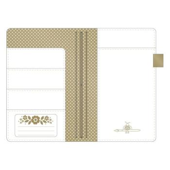 Doodlebug Design Daily Doodles Travel Planner w/ Insert Gold (5992) 