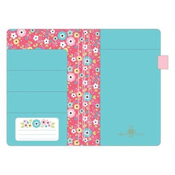 Doodlebug Design Daily Doodles Travel Planner w/ Insert Poppy Dot (598 