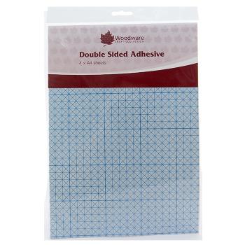 Woodware Double Sided Adhesive A4 Sheets (4pcs) (WW2351) 