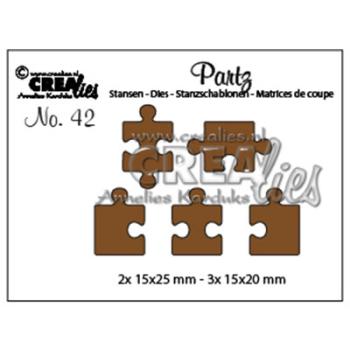 Crealies - Partz Stanzschablone no.42 Puzzleteile 5pcs 