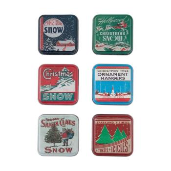 Tim Holtz - Idea Ology "Christmas Tin Tops" - Dosenaufsätze