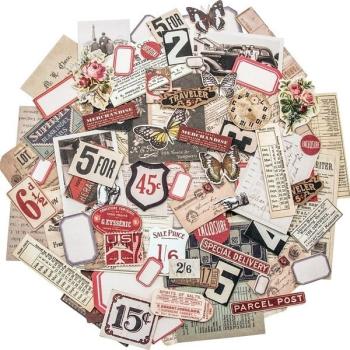 Tim Holtz - Idea Ology "Ephemera Pack Snippets" - Papier Dekoration