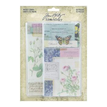 Tim Holtz - Idea Ology "Pocket Cards" - Papier Dekoration