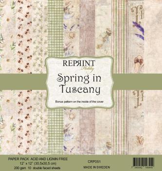 Reprint Spring in Tuscany 12x12 Inch Paper Pack 