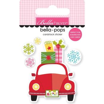 Bella BLVD Home for Christmas  Bella Pops -3 D Sticker