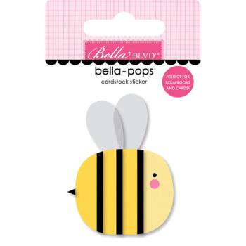 Bella BLVD Bee Happy  Bella Pops -3 D Sticker