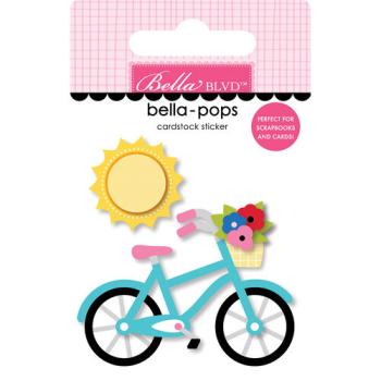 Bella BLVD Bike Ride Bella Pops -3 D Sticker