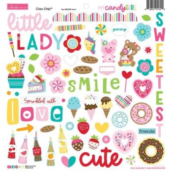 Bella BLVD My Candy Girl Chipboard Aufkleber