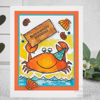 Woodware Mr Crab   Clear Stamps - Stempel 