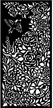 Stamperia Schablone - Stencil "Garden of Promises Bird" - Schablone