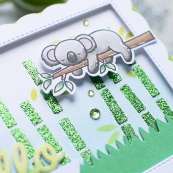 Heffy Doodle Build-a-Bamboo  Stencil - Schablone